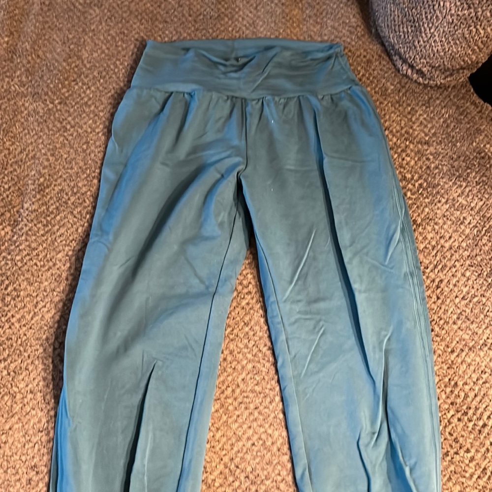 Blue yoga pants. Size medium.